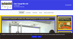 Desktop Screenshot of cuisine-hors-sol-martinique.fr