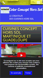 Mobile Screenshot of cuisine-hors-sol-martinique.fr